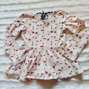 RRR Size 7 Halloween peplum top